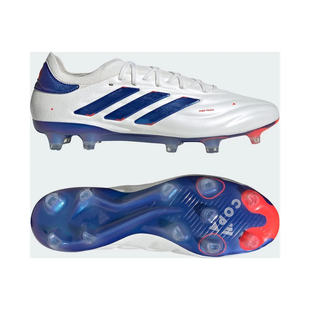 adidas Copa Pure 2 Elite KT FG Cloud White Lucid Blue Solar Red (IG6397)