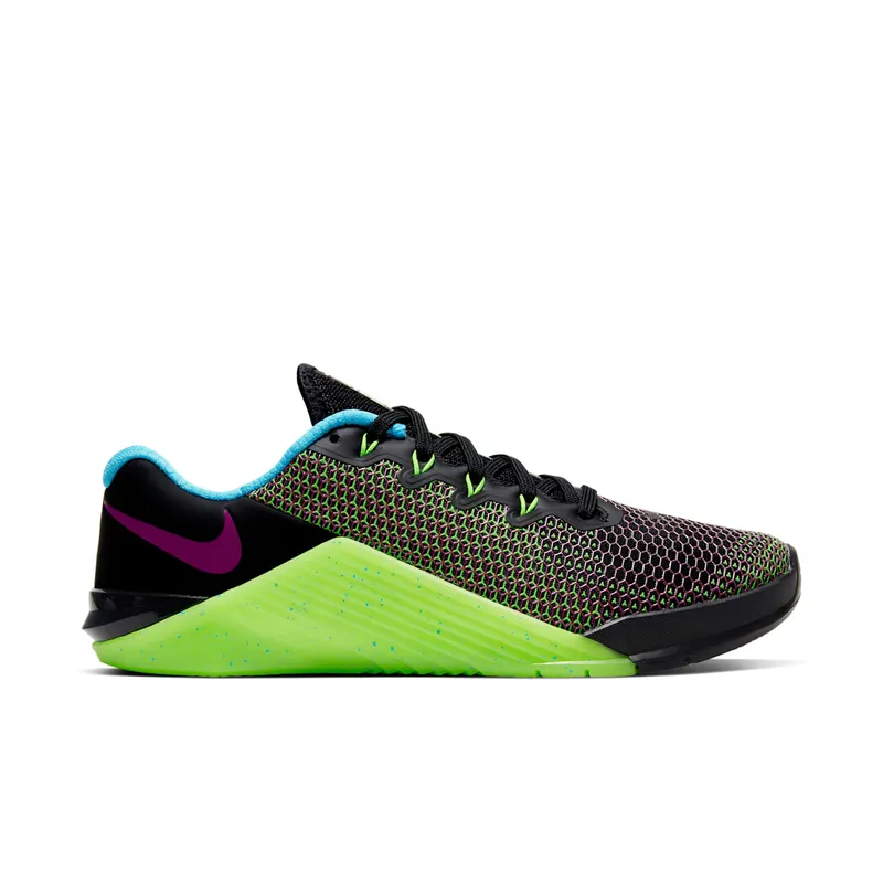Nike Metcon 5 AMP Black (W) Black/Green Strike-Blue Fury-Fire Pink (CD3398-063)