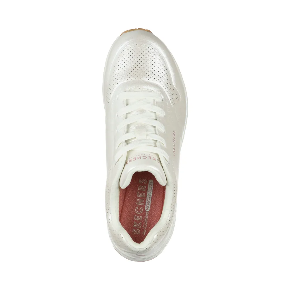 Skechers Uno – Pearl Queen – White – “White” (155174 WHT)
