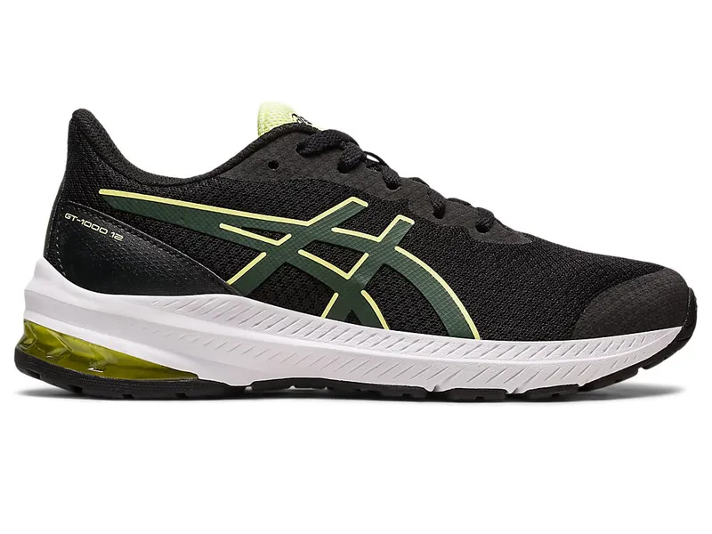 Asics Gt-1000 12 Gs Black/Rain Forest (1014A296.003)