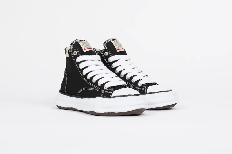 Maison Mihara Yasuhiro Peterson 23 OG Sole Canvas High-Top “Black/White” (A11FW701-BLK)