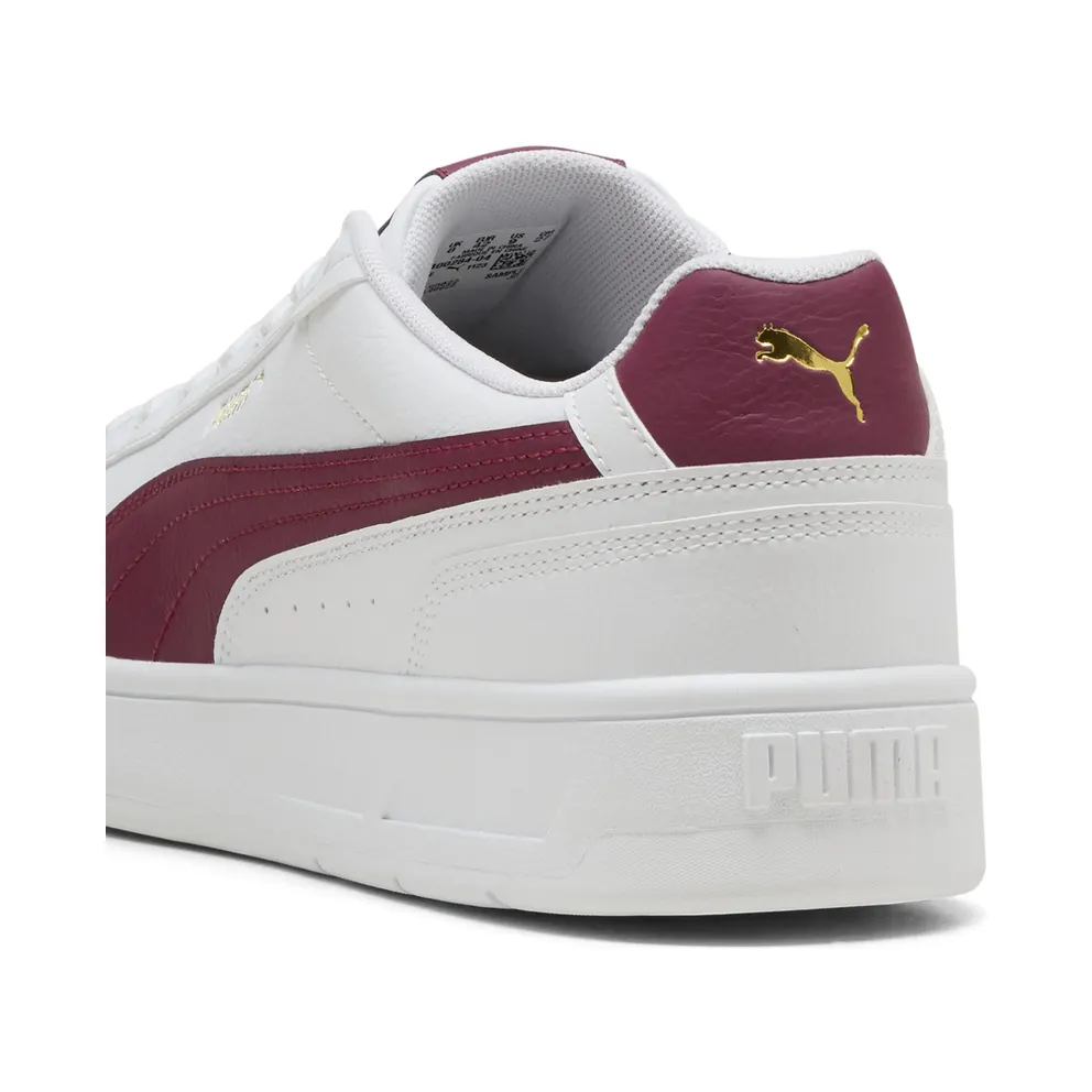 Puma Court Classico “Puma White / Team Regal Red / Puma Gold” (400284_04)
