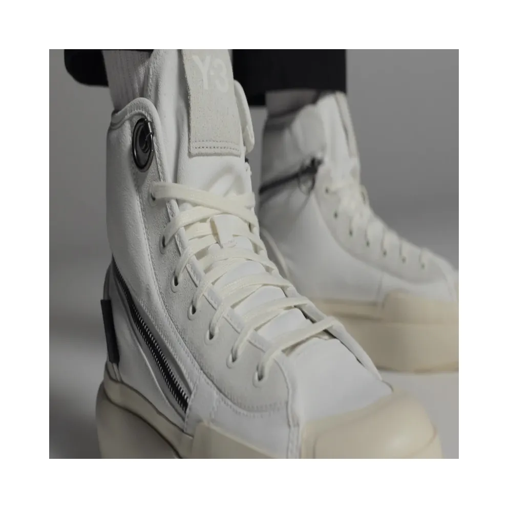 Adidas Y-3 Ajatu Court High Core White / Orbit Grey / Cream White (GW8619)