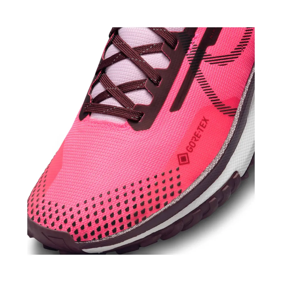 Nike React Pegasus Trail 4 Gore-Tex Hyper Pink Team Red Pink Foam Burgundy Crush (FN7769-600)