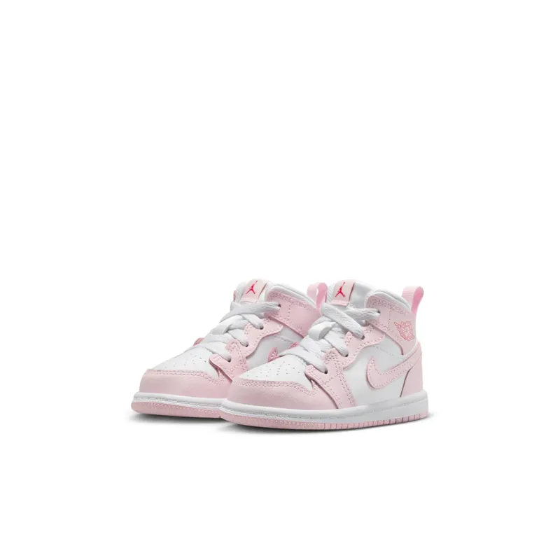 Jordan 1 Mid Pink Foam Fire Red (DQ8425-608)