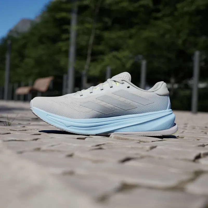 adidas Supernova Rise 2 Grey Matte Silver Glow Blue (JS3046)