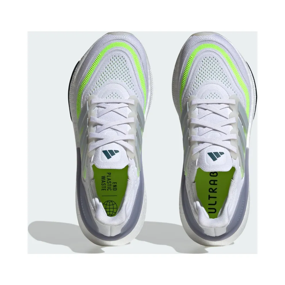 adidas Ultra Boost Light Cloud White Wonder Blue Lucid Lemon (IE1775)