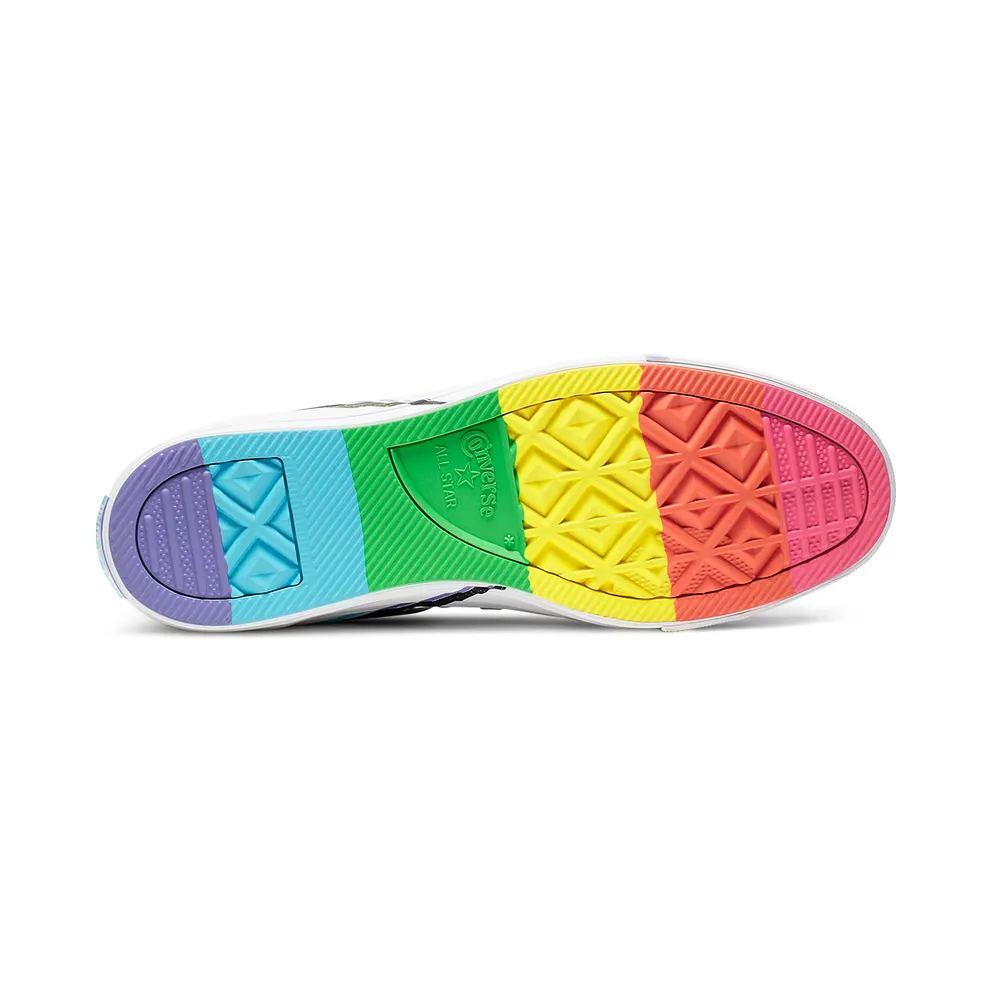 Converse Chuck Taylor All-Star Hi Pride White (2019) White/Black-Multi (165715C)