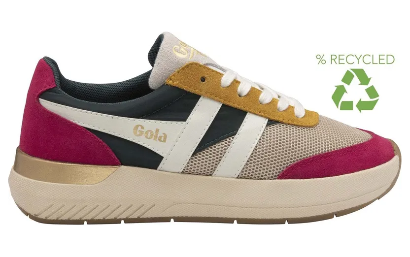 Gola sneaker tarwe/evergroen/fuchsia (CLB516FN)