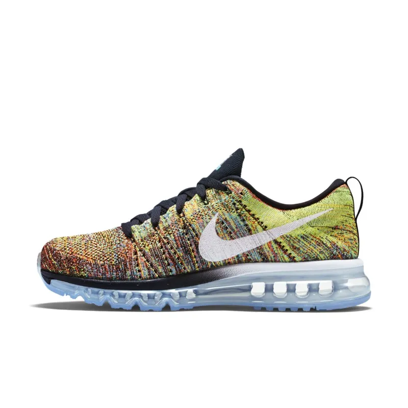 Nike Air Max 2015 Flyknit Multicolor Black/Chlorine Blue-Total Orange-White (620469-004)