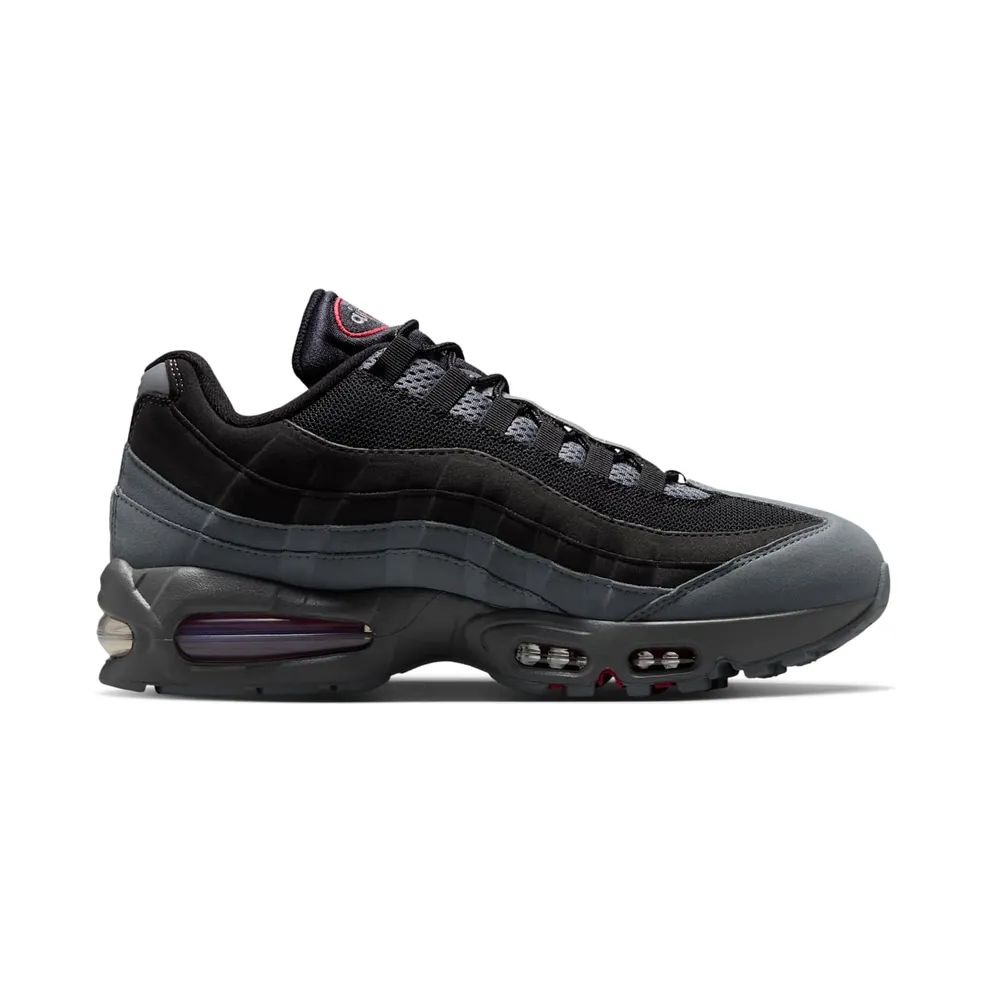Nike Air Max 95 – “Black / Smoke Grey / Dark Smoke Grey / Tough Red” (HM4740-015)