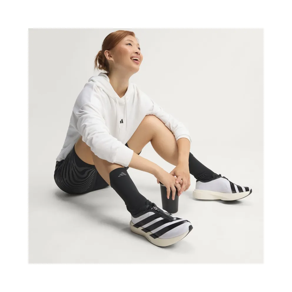 Adidas Adizero EVO SL ZIP Cloud White / Core Black / Silver Metallic (KI4796)