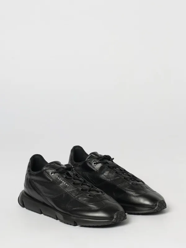 Cesare Paciotti Leather Sneakers Black (MU69804039)