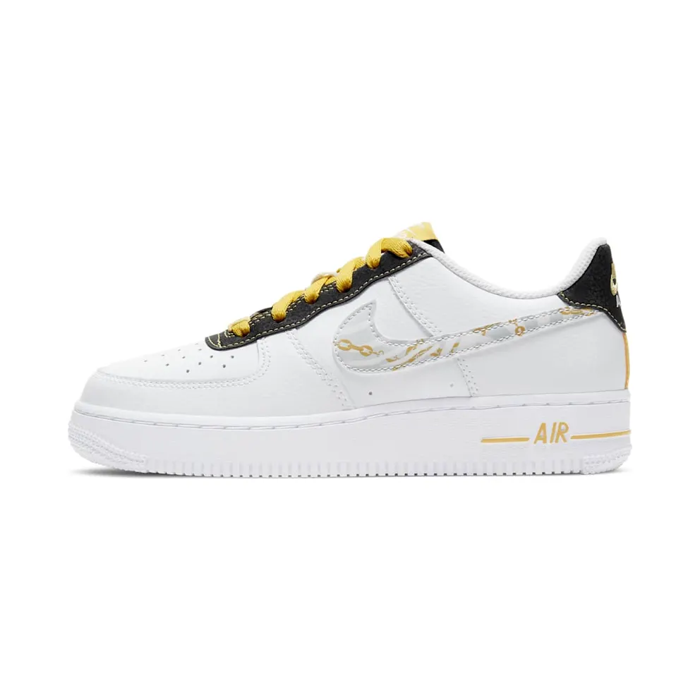 Nike Air Force 1 Low Gold Link Zebra (GS) (DH5480-100)