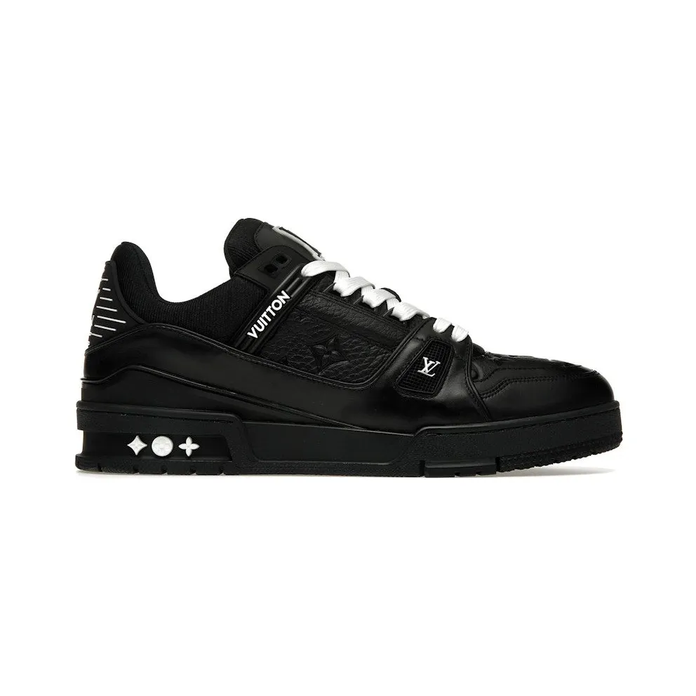 Louis Vuitton Trainer Black Embossed Monogram (1AAREY)