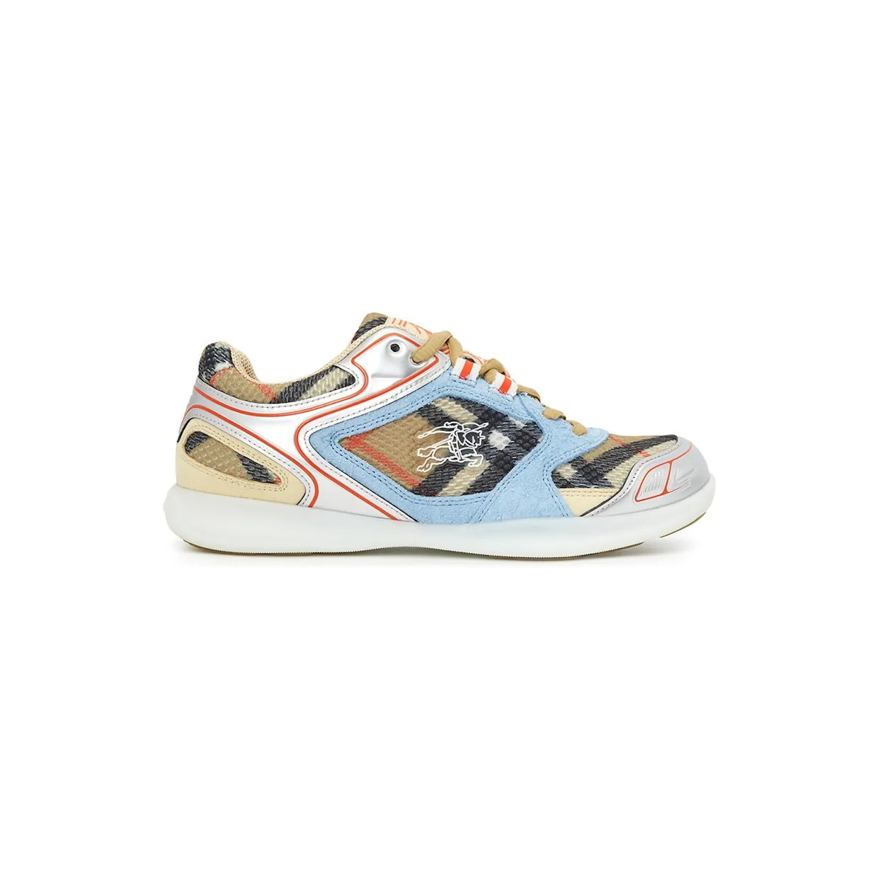 Burberry Check Matrix Beige Light Blue Silver (8111858)
