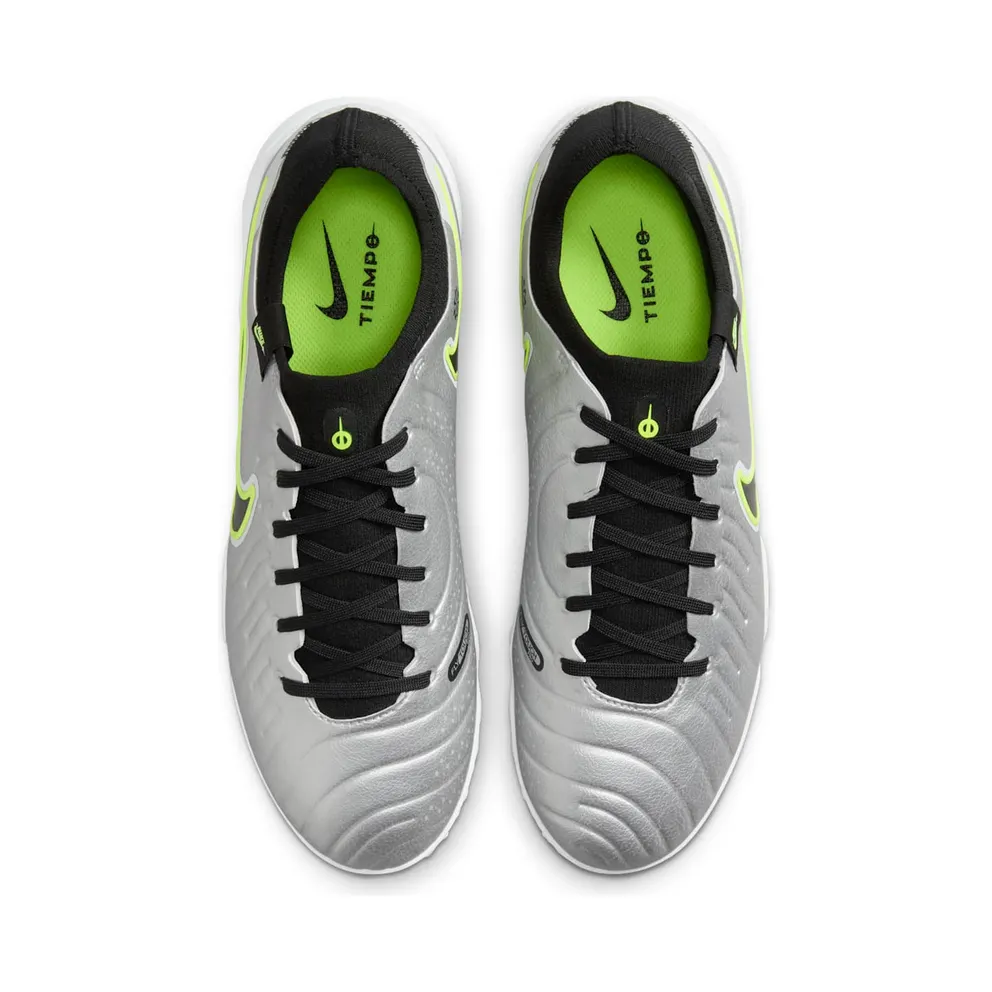 Nike Tiempo Legend 10 Pro TF Metallic Silver Volt Black (DV4336-001)