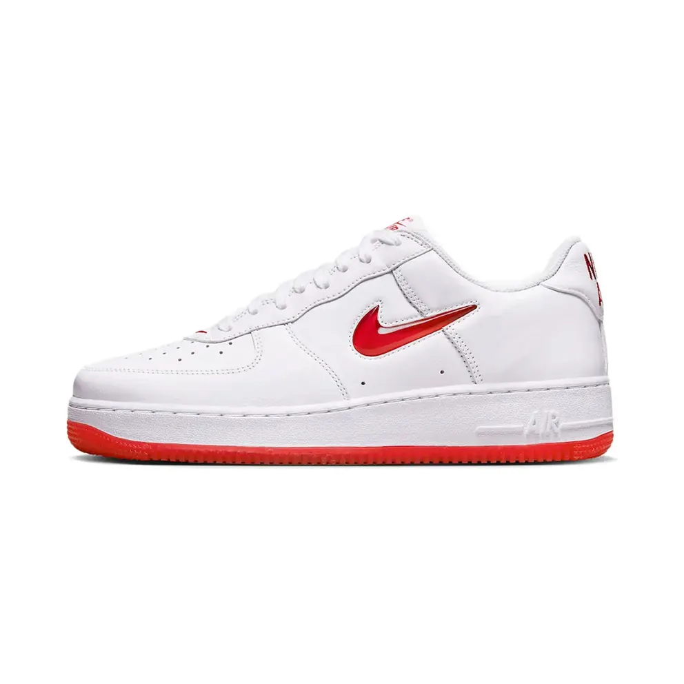 Nike Air Force 1 Low ’07 Retro Color of the Month Jewel Swoosh University Red (FN5924-101)