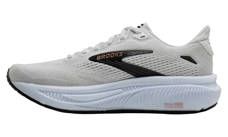 Brooks Ghost 18 Womens “White/Black/Rose Gold” (120482-1B5)