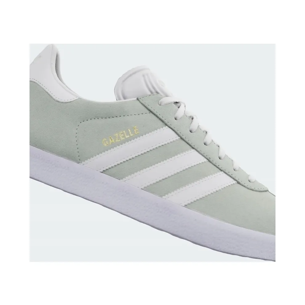 Adidas Gazelle Linen Green / Cloud White / Gold Metallic (GX2206)