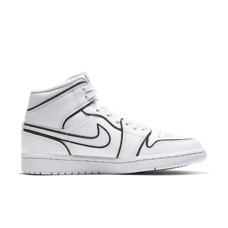 Jordan 1 Mid Iridescent Reflective White (W) White/White (CK6587-100)