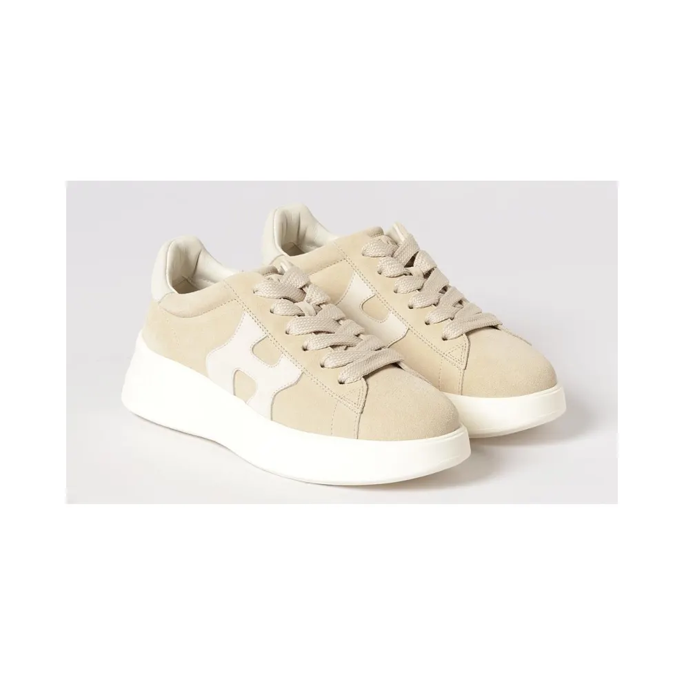 Hogan Rebel Suede Sneakers Sand (HXW5620DN61U5W0MAK)