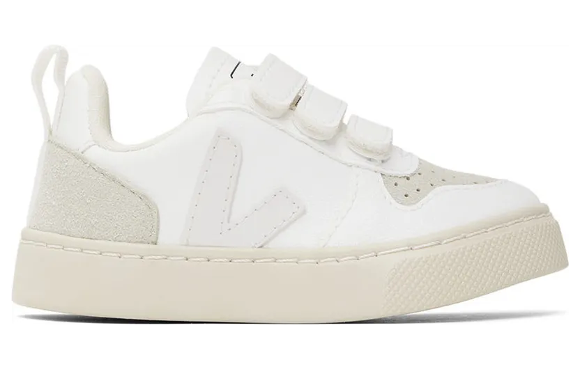 VEJA Baby White V-10 Velcro Sneakers (CV0702722)