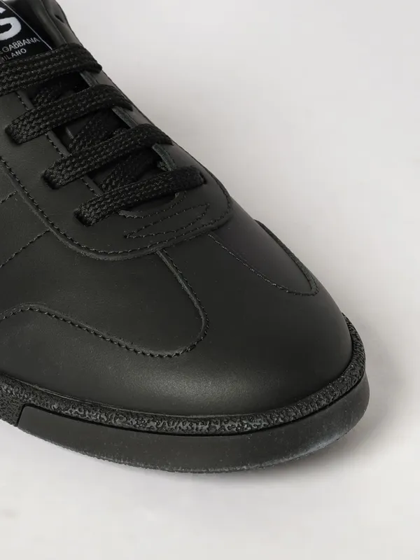 Dolce & Gabbana Boy’s Low-Top Smooth Calfskin Leather Black (DA5300A104880999)