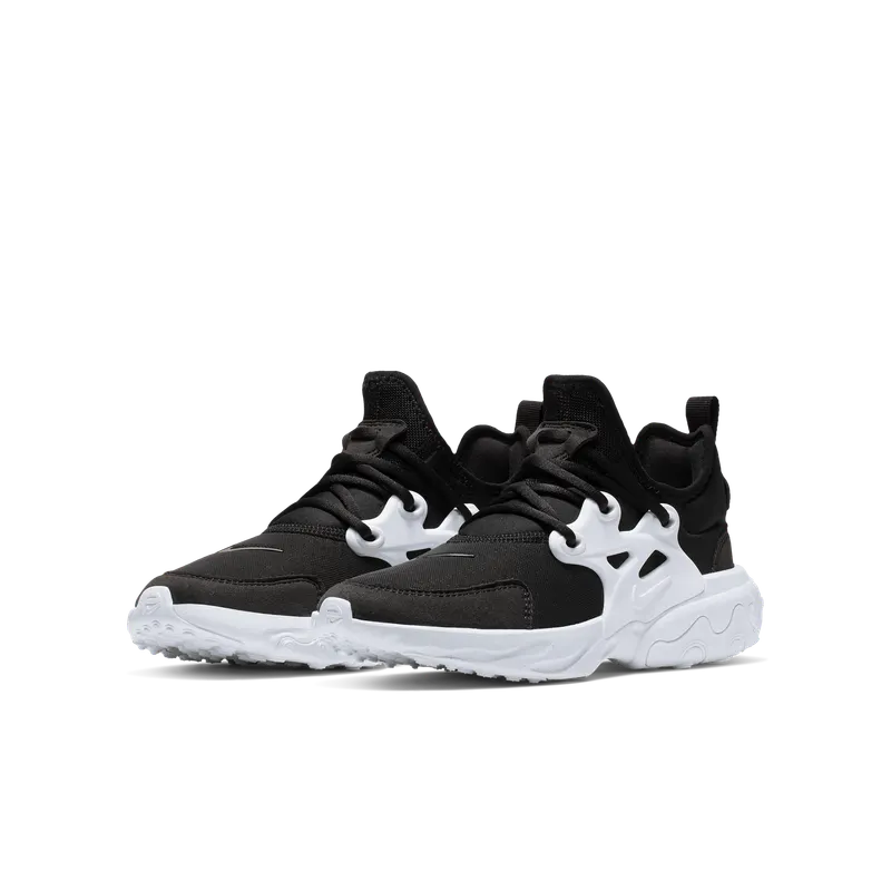 Nike React Presto Black White (GS) Black/Black-White (BQ4002-001)