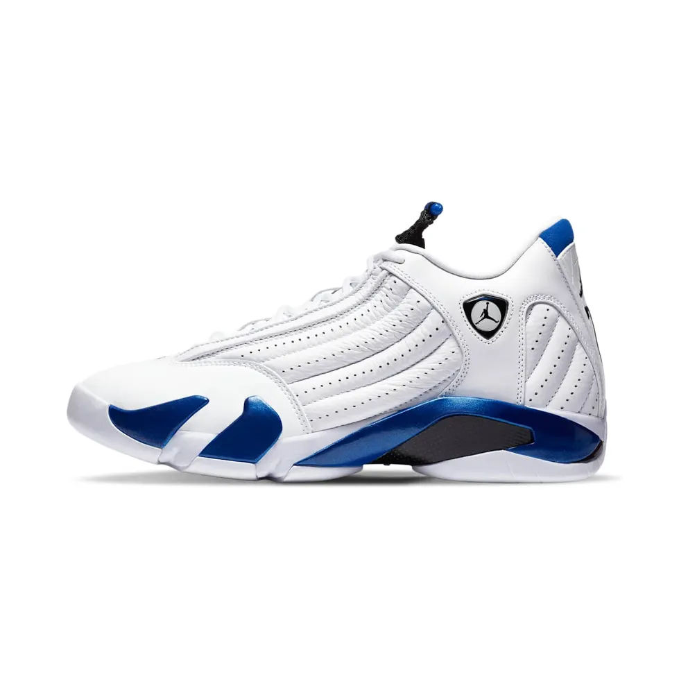 Jordan 14 Retro White Hyper Royal White/Black-Hyper Royal (487471-104)