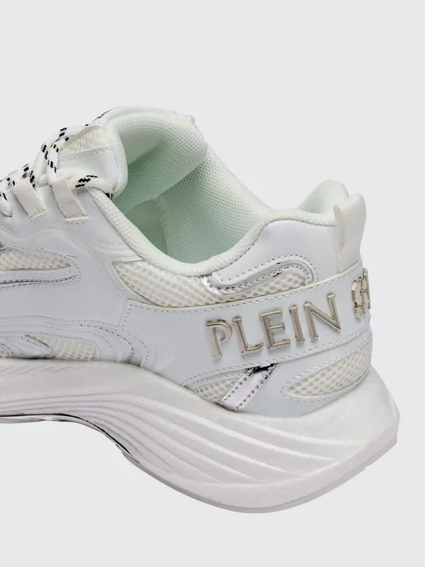 Plein Sport Pegasus Project Mesh And Patent Leather White (FAESUSC0848STE003N01)