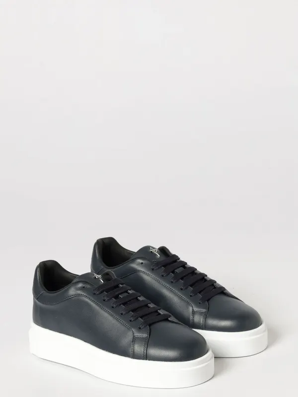 Cesare Paciotti Leather Sneakers Navy (MU69400VT004)