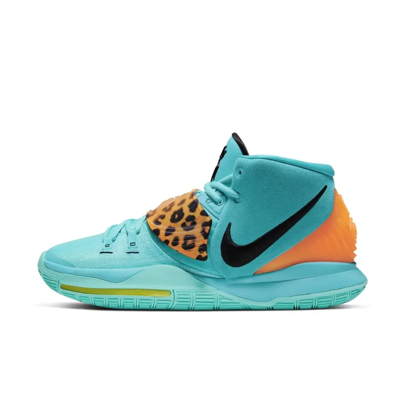 Nike Kyrie 6 Oracle Aqua Oracle Aqua/Black-Opti Yellow-Total Orange (BQ4630-300)