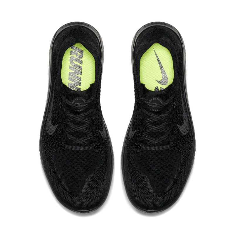 Nike Free RN Flyknit 2018 Black Anthracite (W) Black/Anthracite (942839-002)