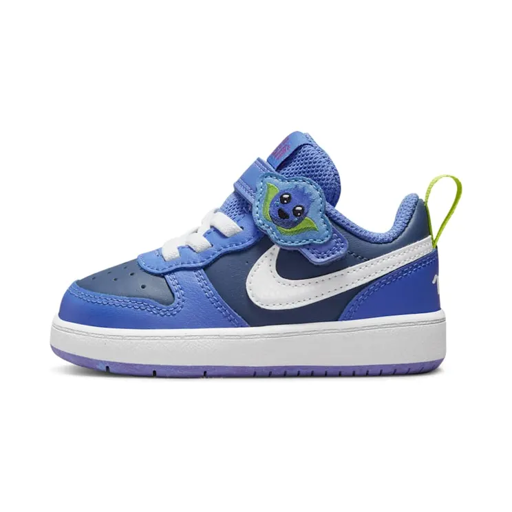 Nike Court Borough Low 2 TD Blueberry “Mystic Navy / Medium Blue / University Blue / White” (DM1471-400)