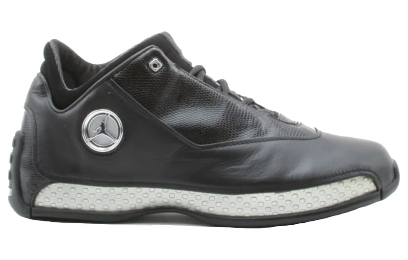 Jordan 18 OG Low Black Silver Chrome