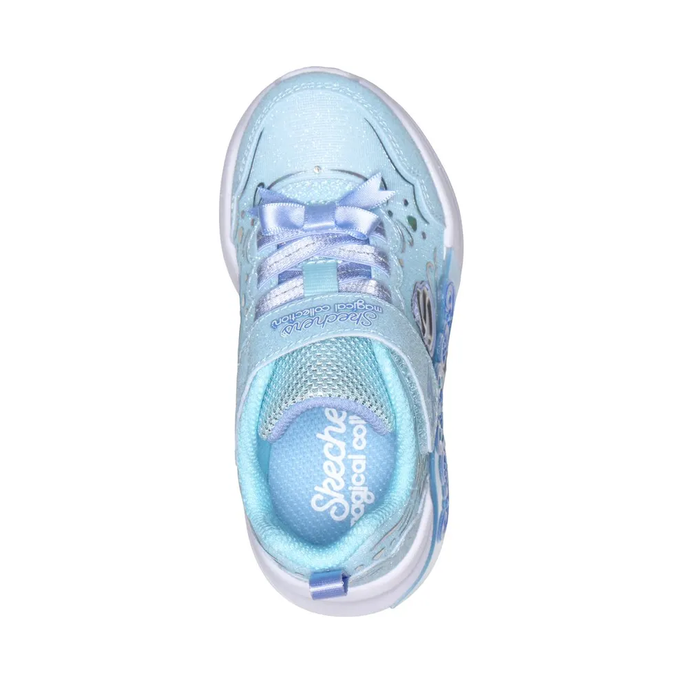 Skechers S-Lights: Lil Princess Steps Licht Blue (303733CLTBL)
