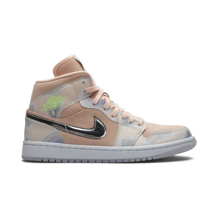 Jordan ‘Air Jordan 1 MID SE’ Sneakers – Rosa (CW6008)