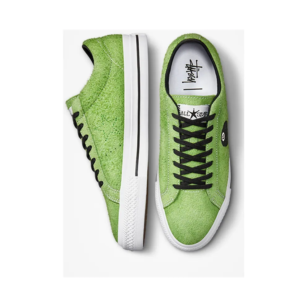 Converse Converse x Stüssy One Star Pro 8-Ball Green Flash/White/Black (A03712C)