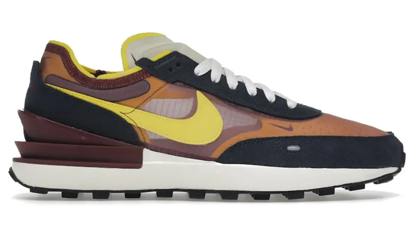 Nike Waffel One SE Dark Beetroot / Yellow Strike / Armory Navy (DD8014-600)