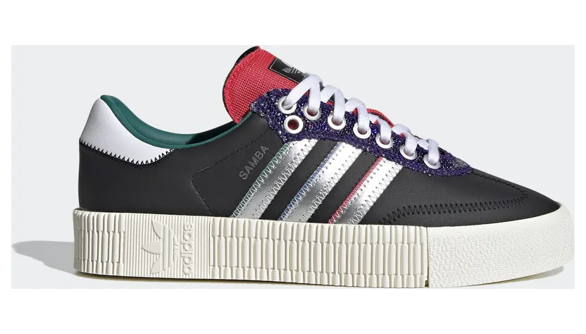 adidas SAMBAROSE Schuh Core Black / Silver Metallic / Off White (FW9617)