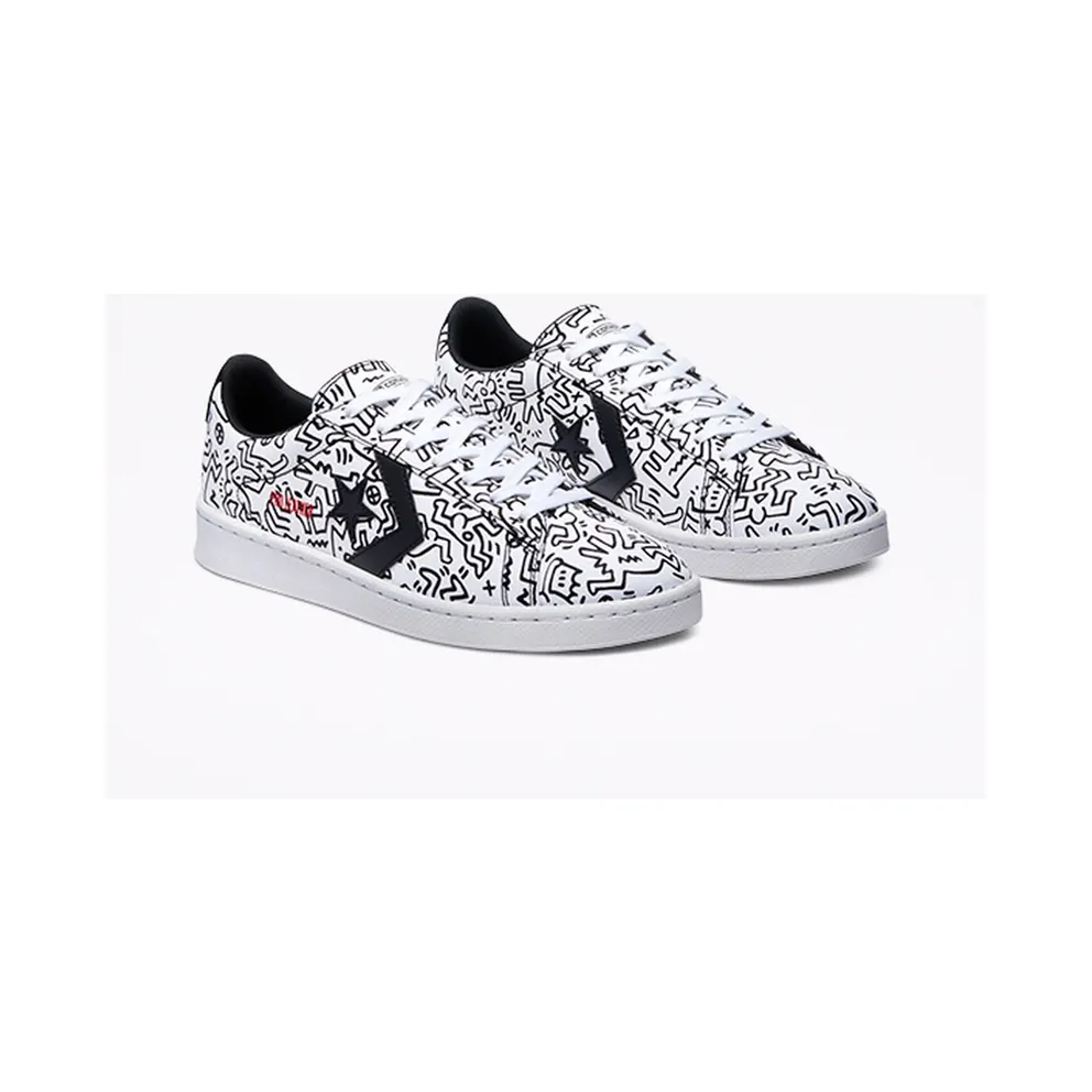 Converse Converse x Keith Haring Pro Leather Low Top White/Black/Red (171857C)