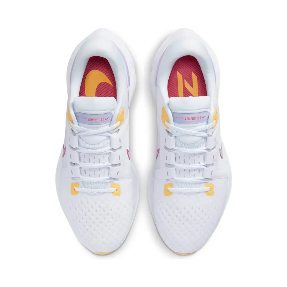 Nike Air Zoom Vomero 16 “White / Sea Coral / Topaz Gold / Oxygen Purple” (DA7698-105)