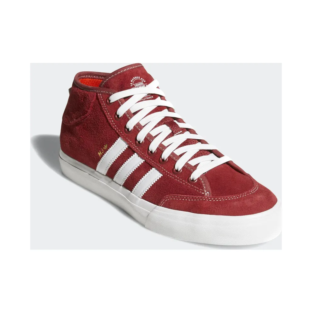 adidas Matchcourt Mid Marc Johnson Red Mystery Red/Crystal White/Gold Metallic (CG5670)
