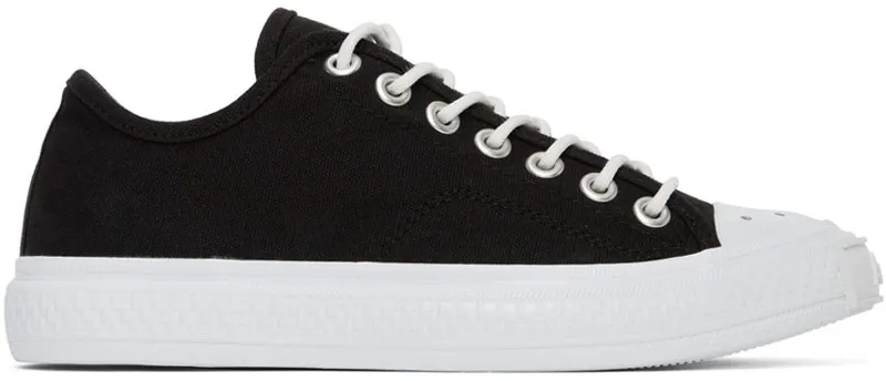 Acne Studios Black Canvas Low Black/Off White (AD0522-)
