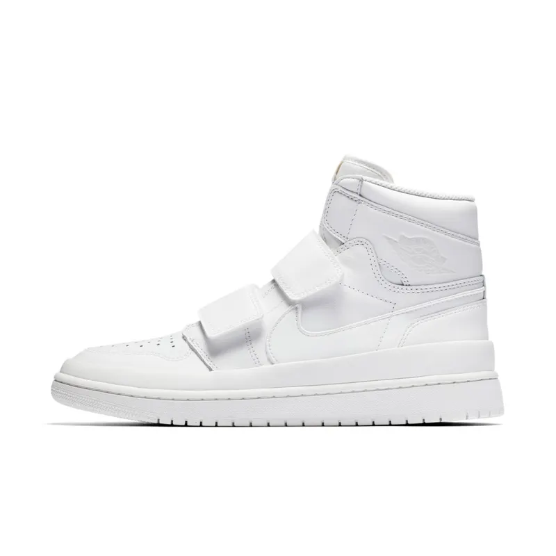 Jordan 1 Retro High Double Strap Summit White Summit White/Light Cream-Summit White (AQ7924-100)