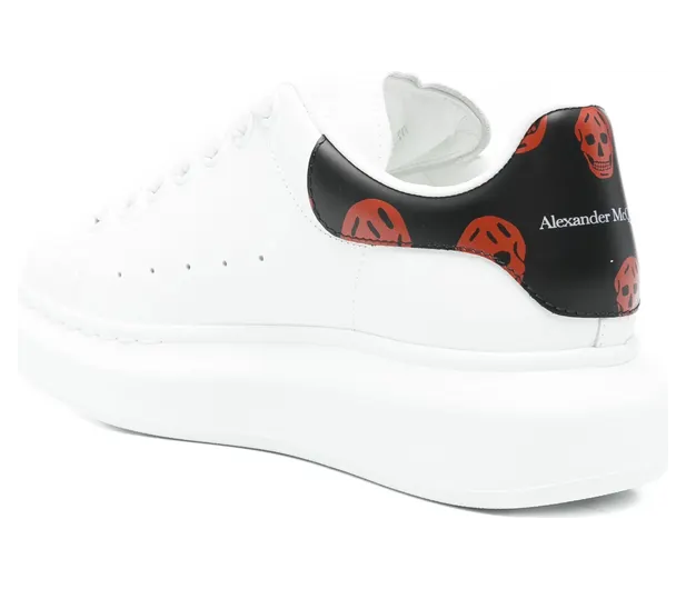 Alexander Mcqueen Oversized Low-top Skull-details “White” (553770 WIAKB 9145) (2)