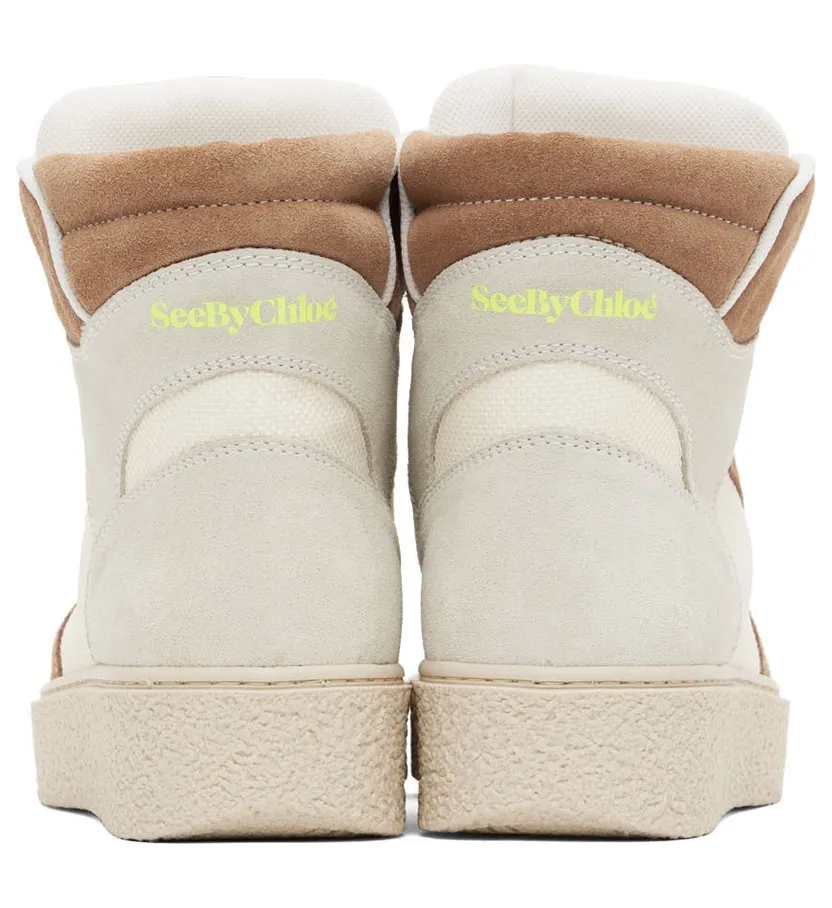 See by Chloé Beige & Tan Hella Sneakers (SB39121A 16172) (2)