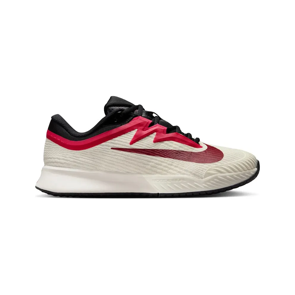 Nike Court Air Zoom Vapor Pro 3 HC Pale Ivory Sail Team Red Rush Pink (FZ2158-104)