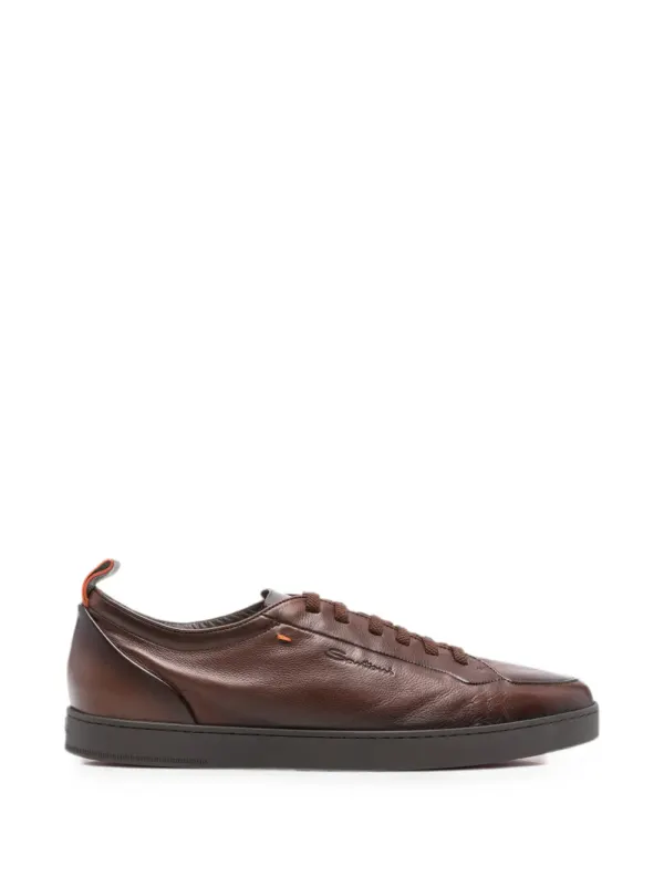 Santoni Off-Duty mit Logo – Brown (MBNO22184SMAKFRI)